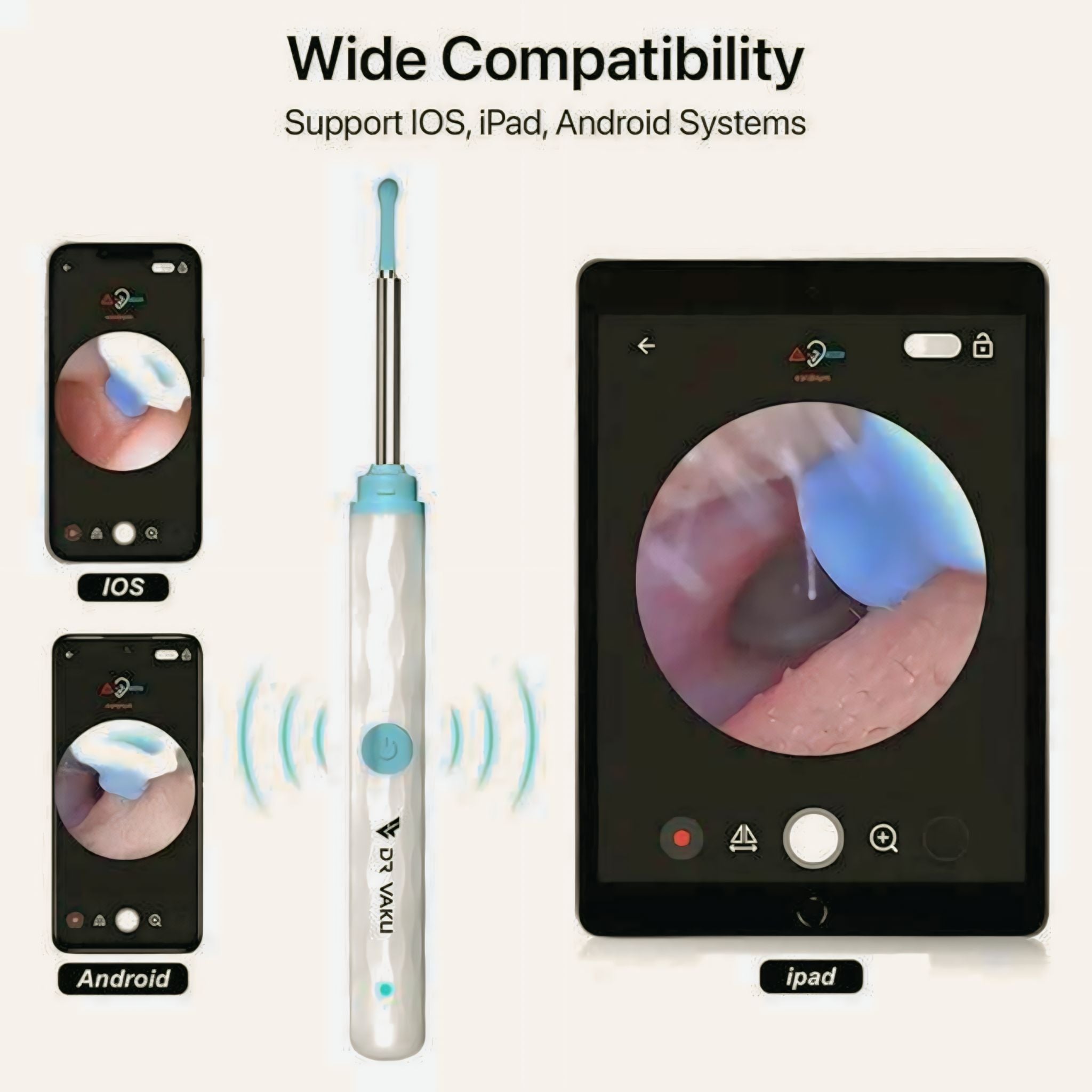 Smart Visual Ear Wax Cleaner with Camera | Safe Ear Cleaning